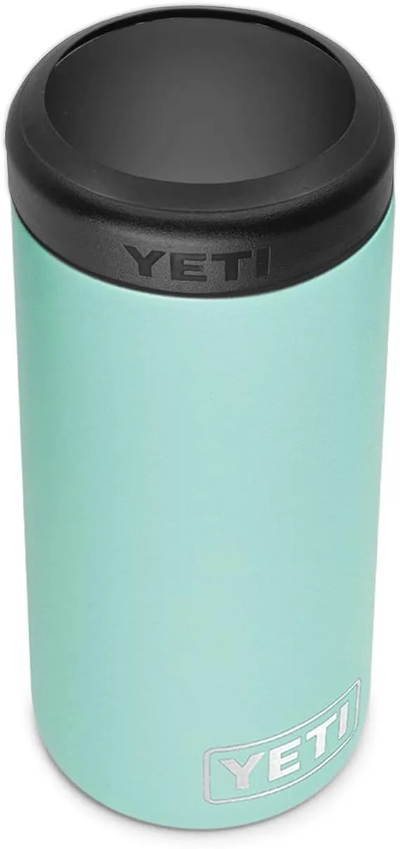 Yeti Rambler 12 oz Colster Slim Can Cooler - Seafoam