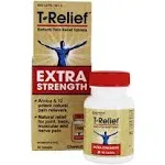 MediNatura T-Relief Extra Strength Natural Pain Relief Formula, Tablets - 90 count