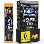 Pedialyte Advanced Care Plus Electrolyte Powder ORANGE BREEZE 6 total Exp. 09/24