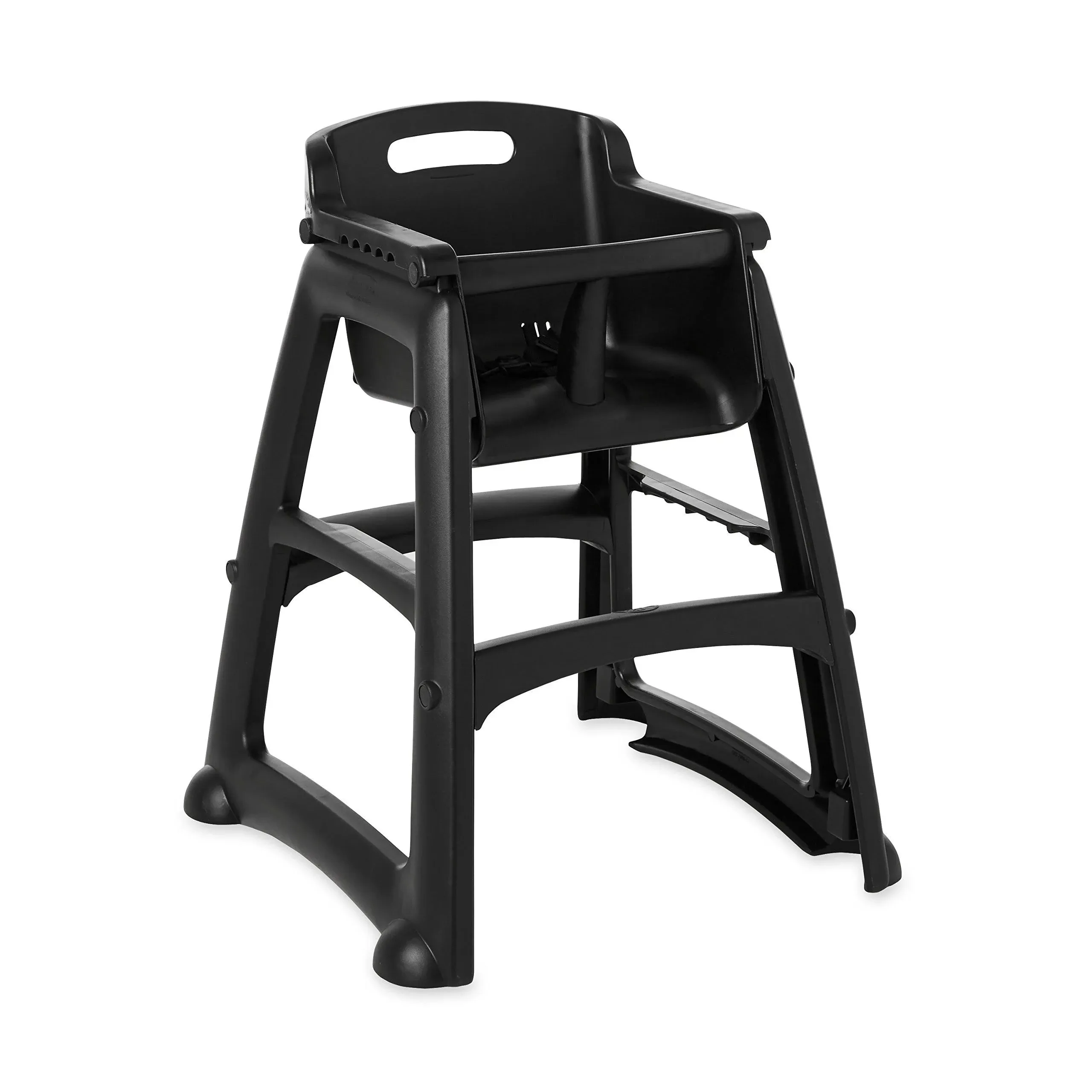 Rubbermaid FG780508BLA - Youth High Chair Black Includes Wheels