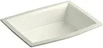 KOHLER K-2355-96 Archer Undermount Bathroom Sink, Biscuit