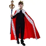 DSplay Kids Regal King Cape Costume (7-9Y)