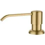 Kraus Brushed Brass 17-oz Capacity Deck-mount Soap and Lotion Dispenser in Gold | KSD-53BB