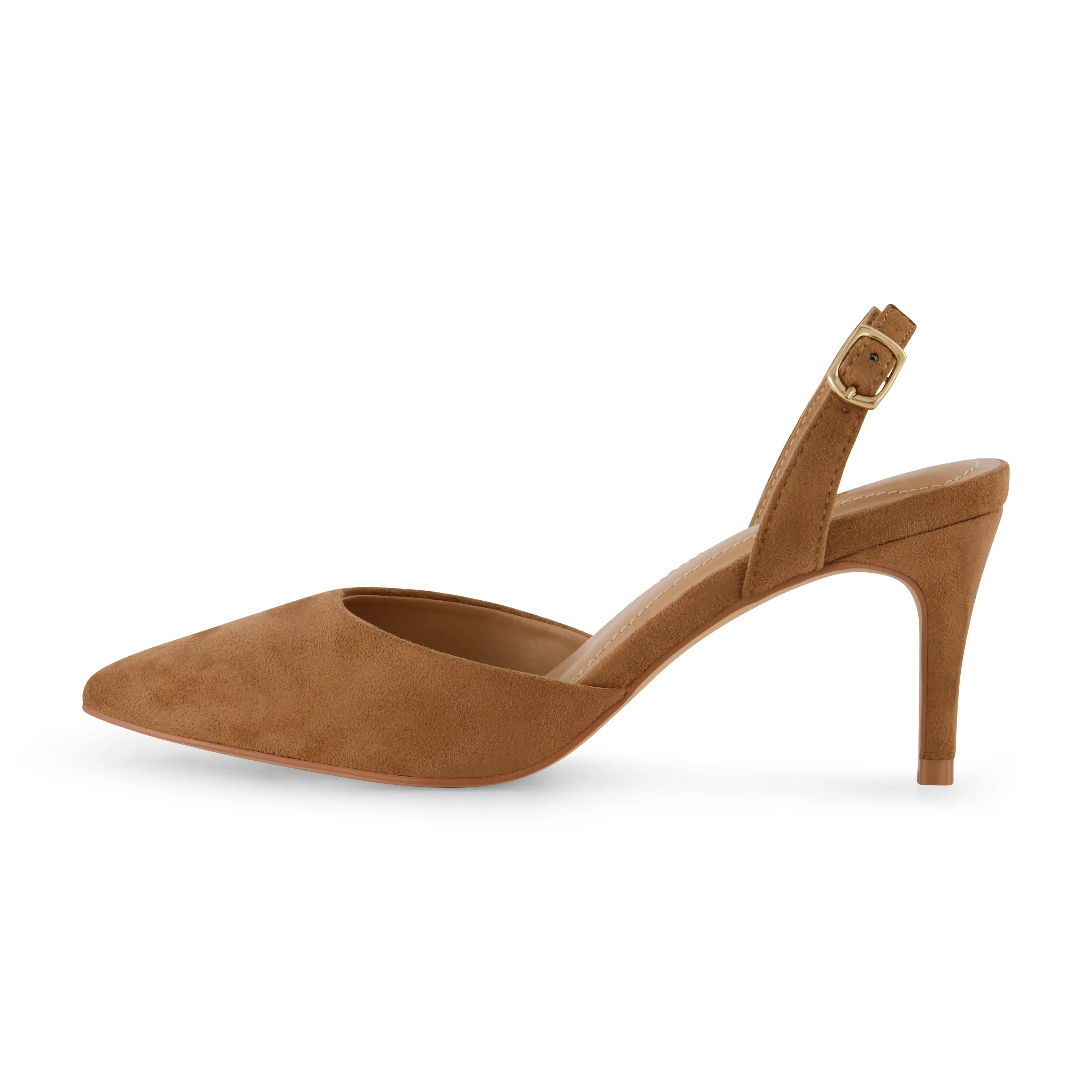 Cushionaire Women's Petula Sling Back Dress Pump +Memory Foam, Wide Widths Available