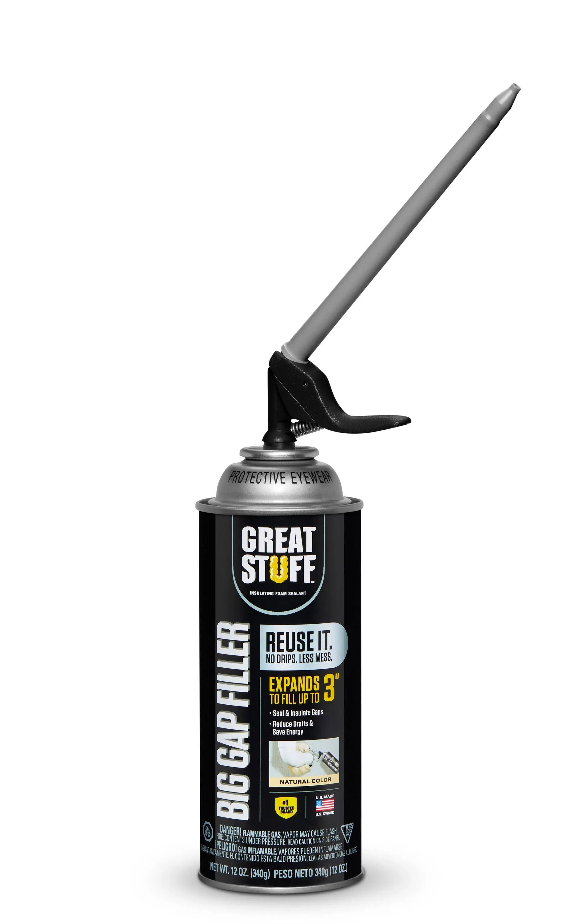 Great Stuff 12 oz Smart Dispenser Big Gap Filler Insulating Foam Sealant