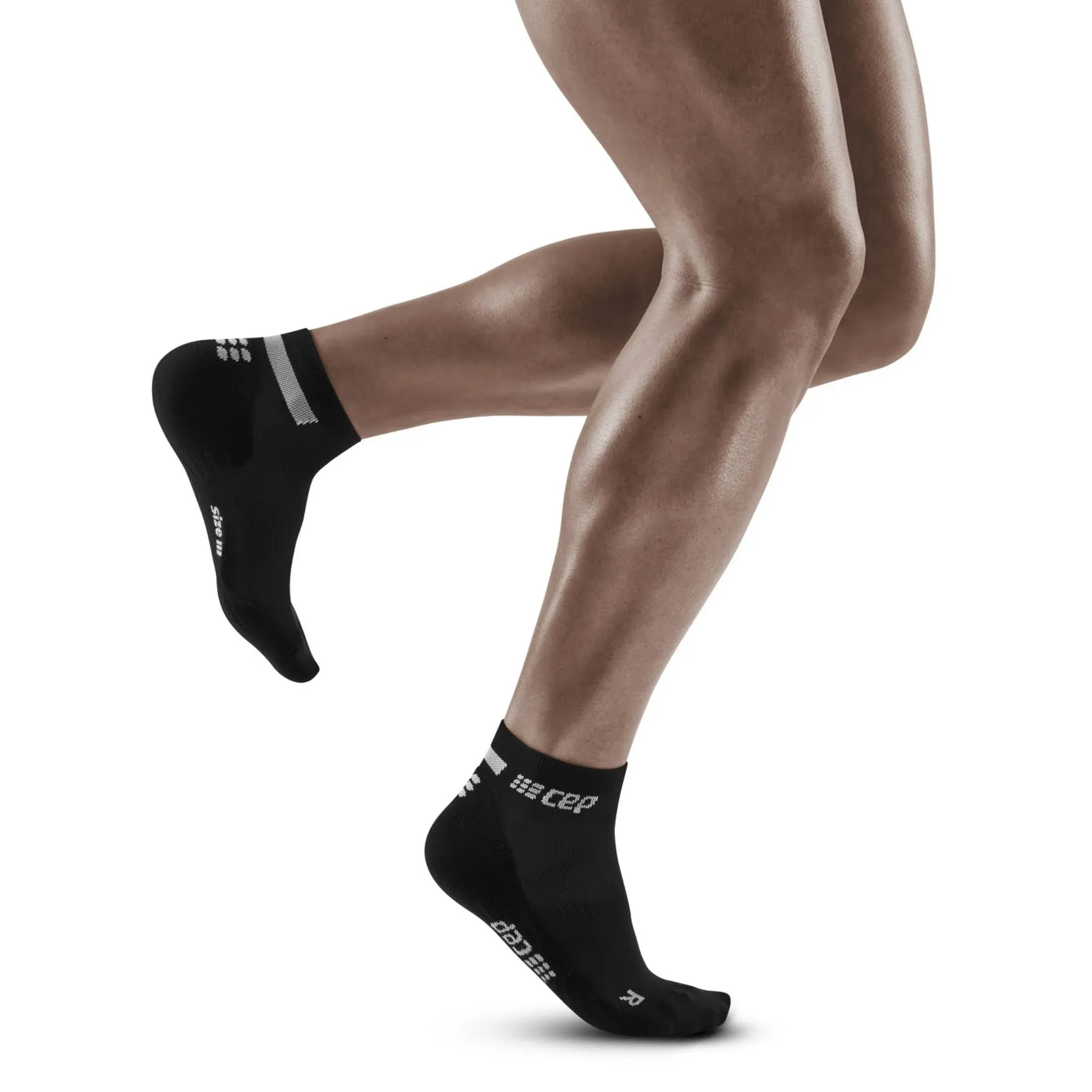 CEP The Run Low Cut Socks 4.0, Men, LG / Black