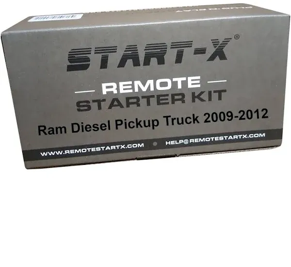 Start-X Plug N Play Remote Starter Kit for Dodge Ram Pickup Truck 2009-2012 / Key Start