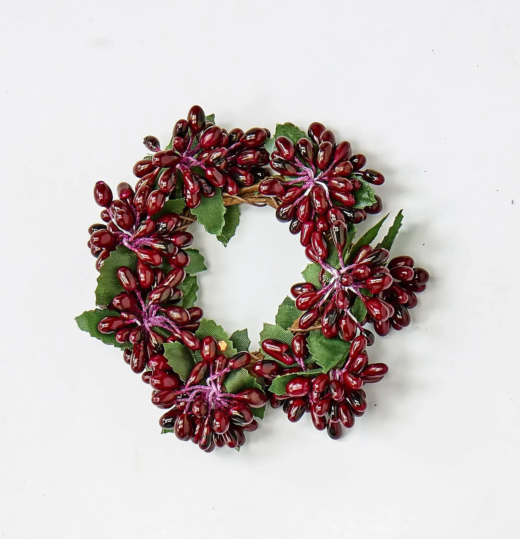 Seed Candle Ring Burgundy, 1.5" - Transitional - Holiday Decorations - by WORTH IMPORTS | Houzz