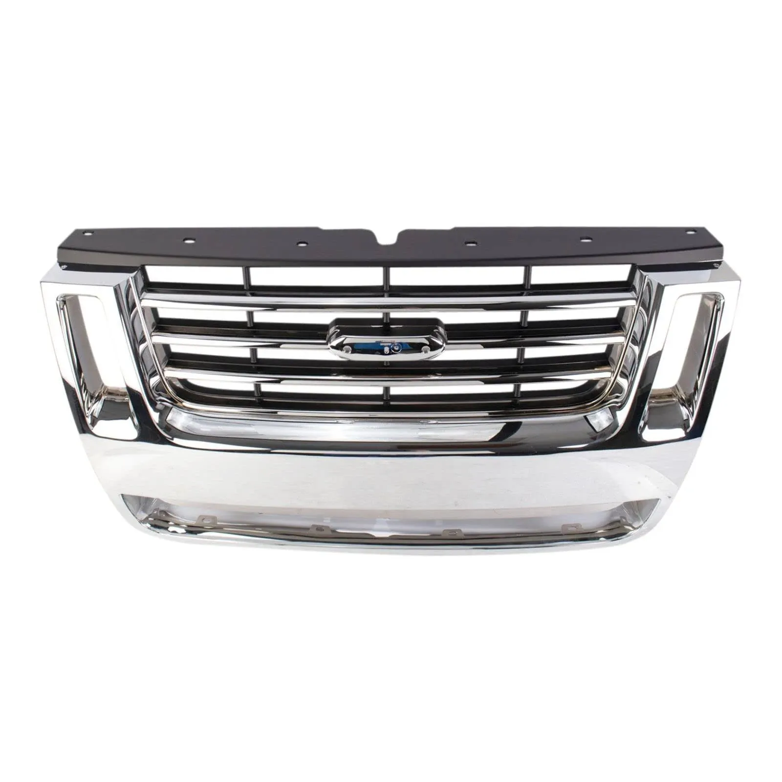 Front Chrome 3 Bar Style Grille for Ford Explorer &amp; Explorer Sport Trac New