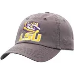 "Top of the World Lsu Tigers Men's Adjustable Relaxed Fit Charcoal Icon hat, Adjustable"