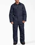 NWT Dickie&#039;s Men&#039;s Insulated Blended Duck Full Coverall Navy Size S $170 O215