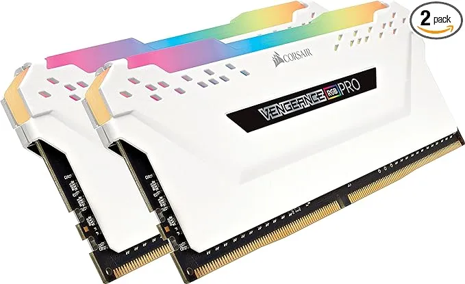 Corsair Vengeance RGB Pro 32GB (2x16GB) DDR4 3200 (PC4-25600) C16 Desktop Memory - Black