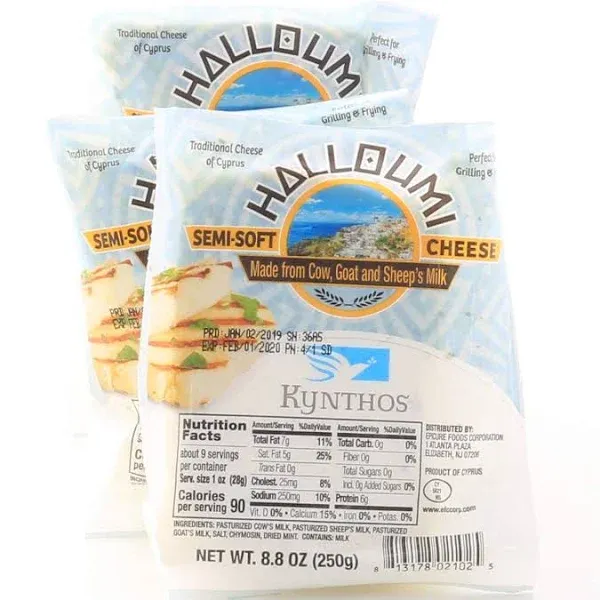 Wisconsin Cheese Mart Since 1938 Halloumi Cheese 3 Pack