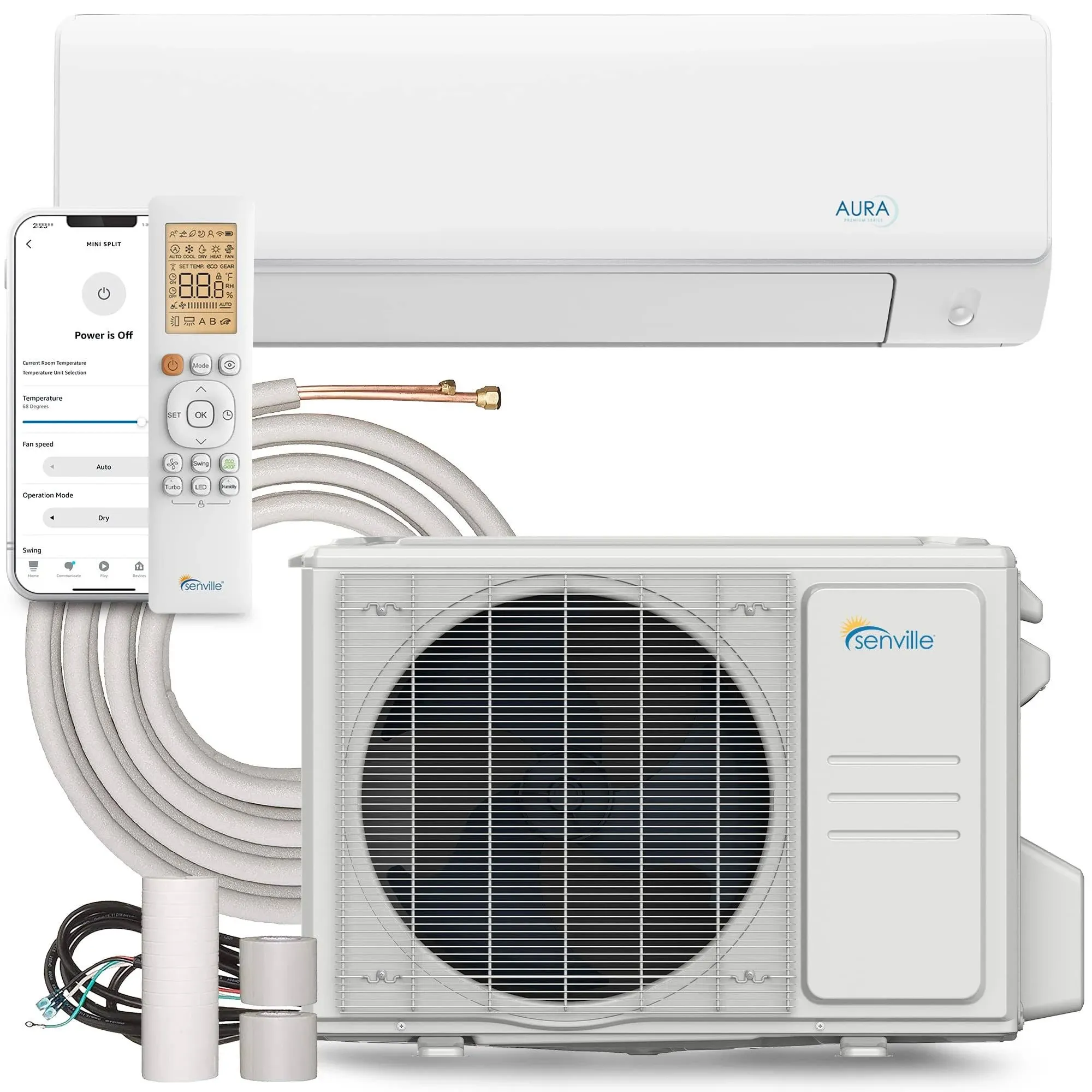 12000 BTU Mini Split Air Conditioner with Heat Pump