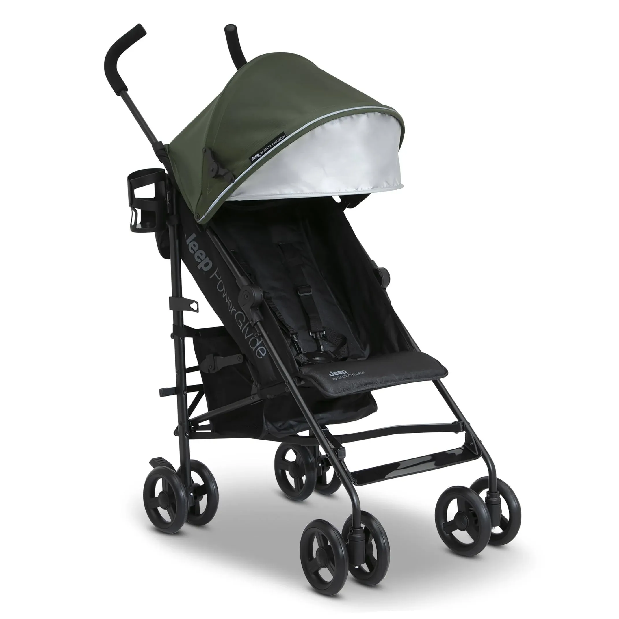 Jeep Powerglyde Stroller by Delta Children - Olive Green