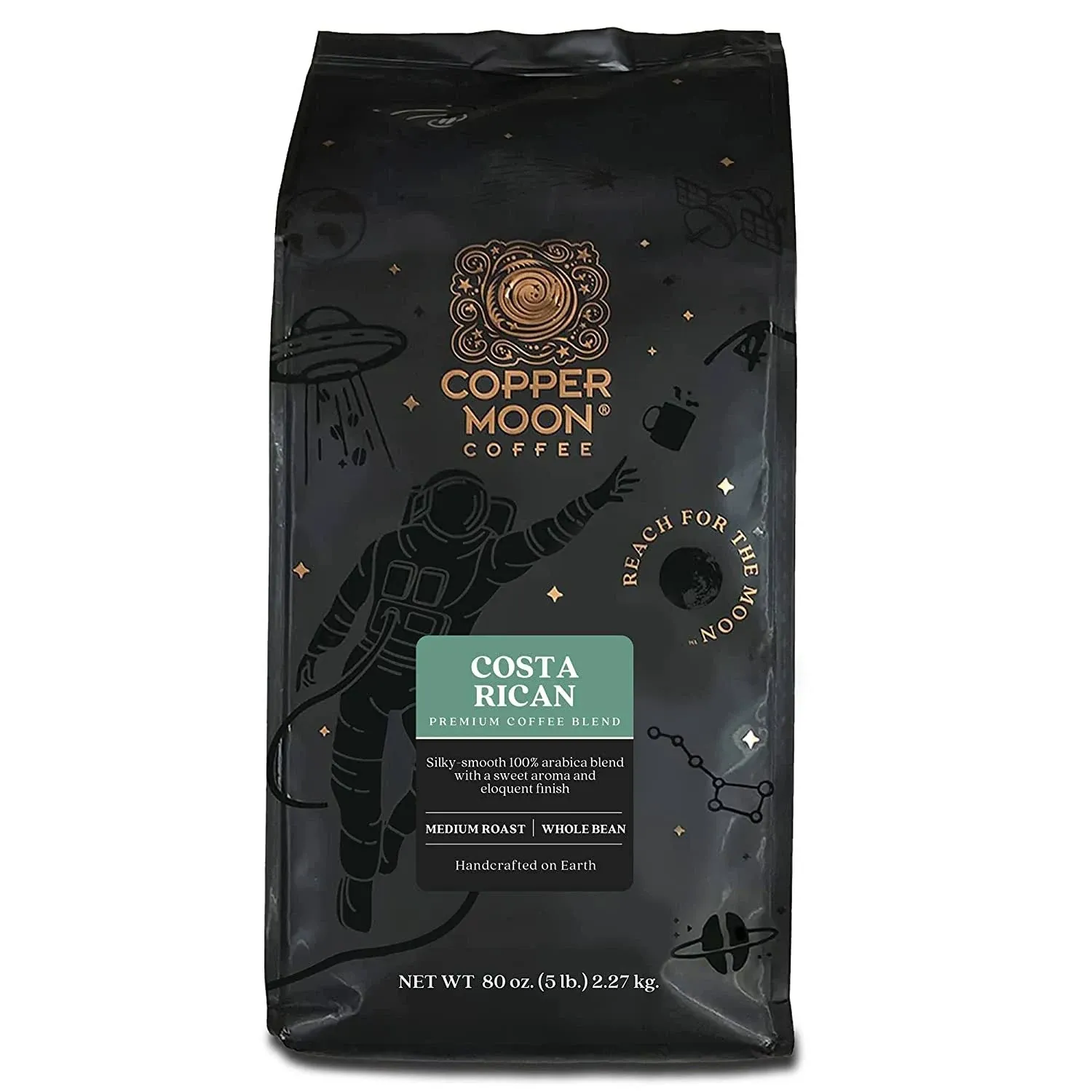 Copper Moon Coffee, Costa Rican Blend, 5 Pound