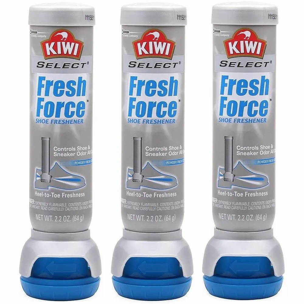 Kiwi Fresh Force Shoe Freshener Aerosol (3-pack)