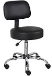 Medical Drafting Stool with Back Cushion