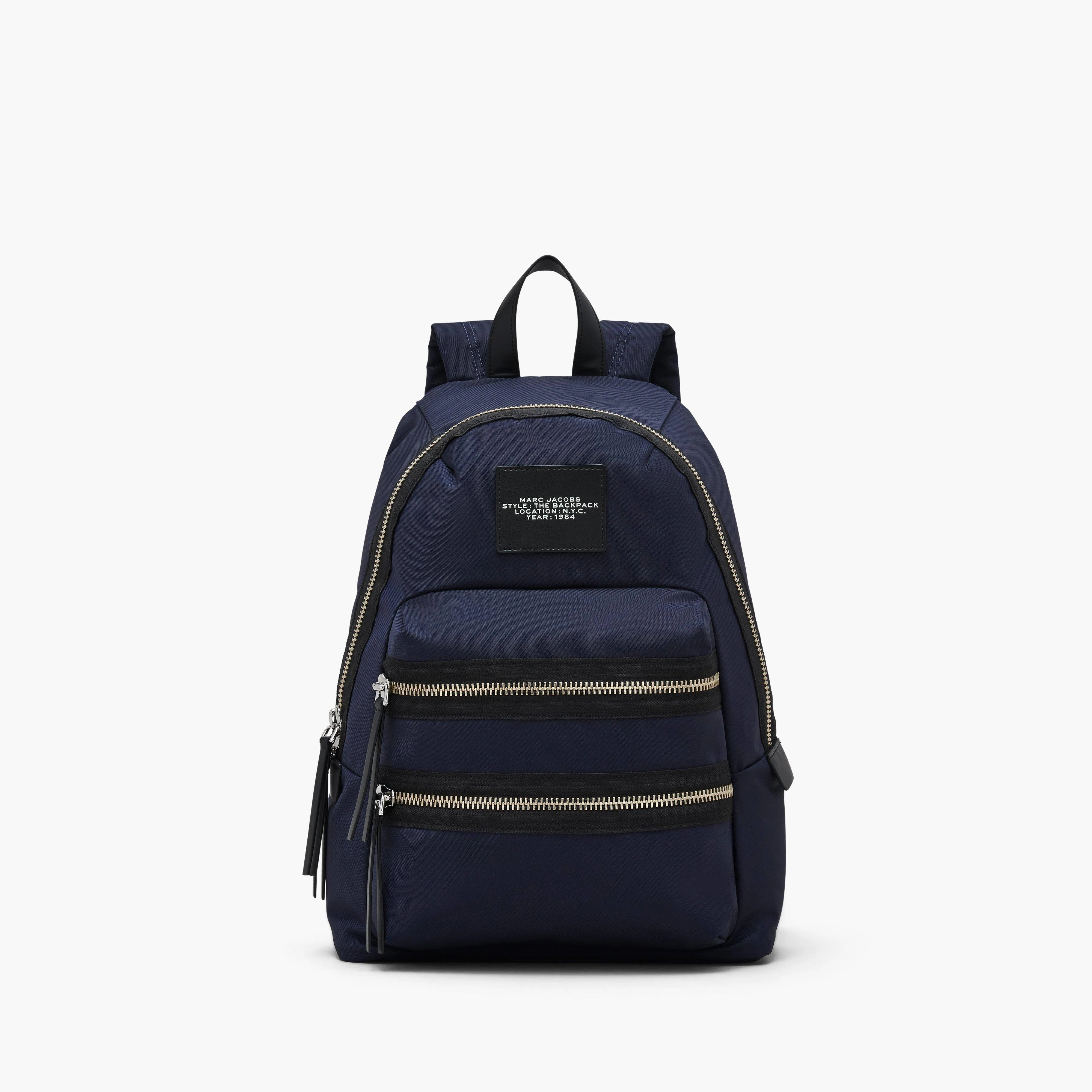 Marc Jacobs The Biker Nylon Medium Backpack, Midnight Blue