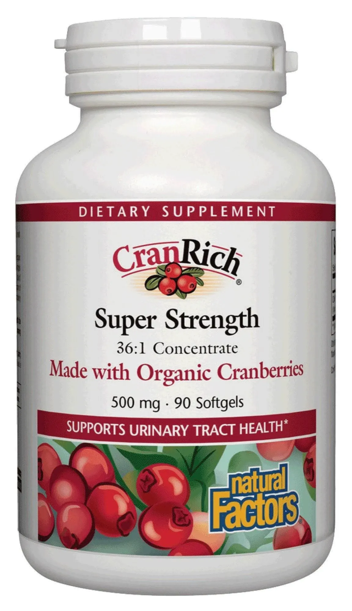 CranRich Super Strength Organic / Softgels / 90 | Natural Factors