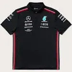 Mercedes AMG Petronas F1 2023 Team Polo - Black