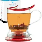 Grosche Aberdeen Smart Tea Maker and Tea Steeper - 17.7 fl oz. - Red