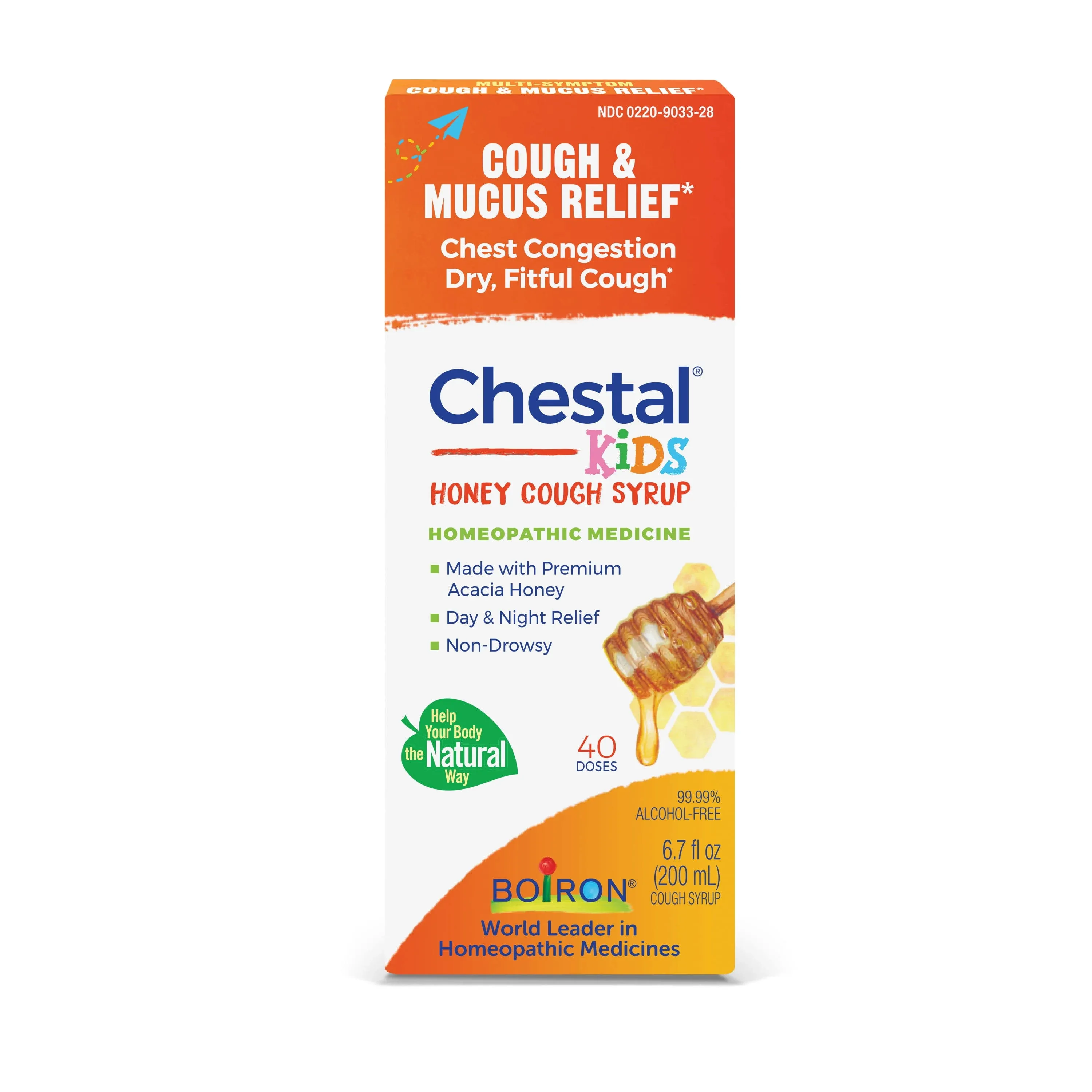 Boiron Children's Chestal Cold & Cough Syrup - 6.7 oz bottle