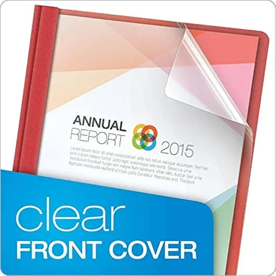 Oxford Clear Front Report Cover