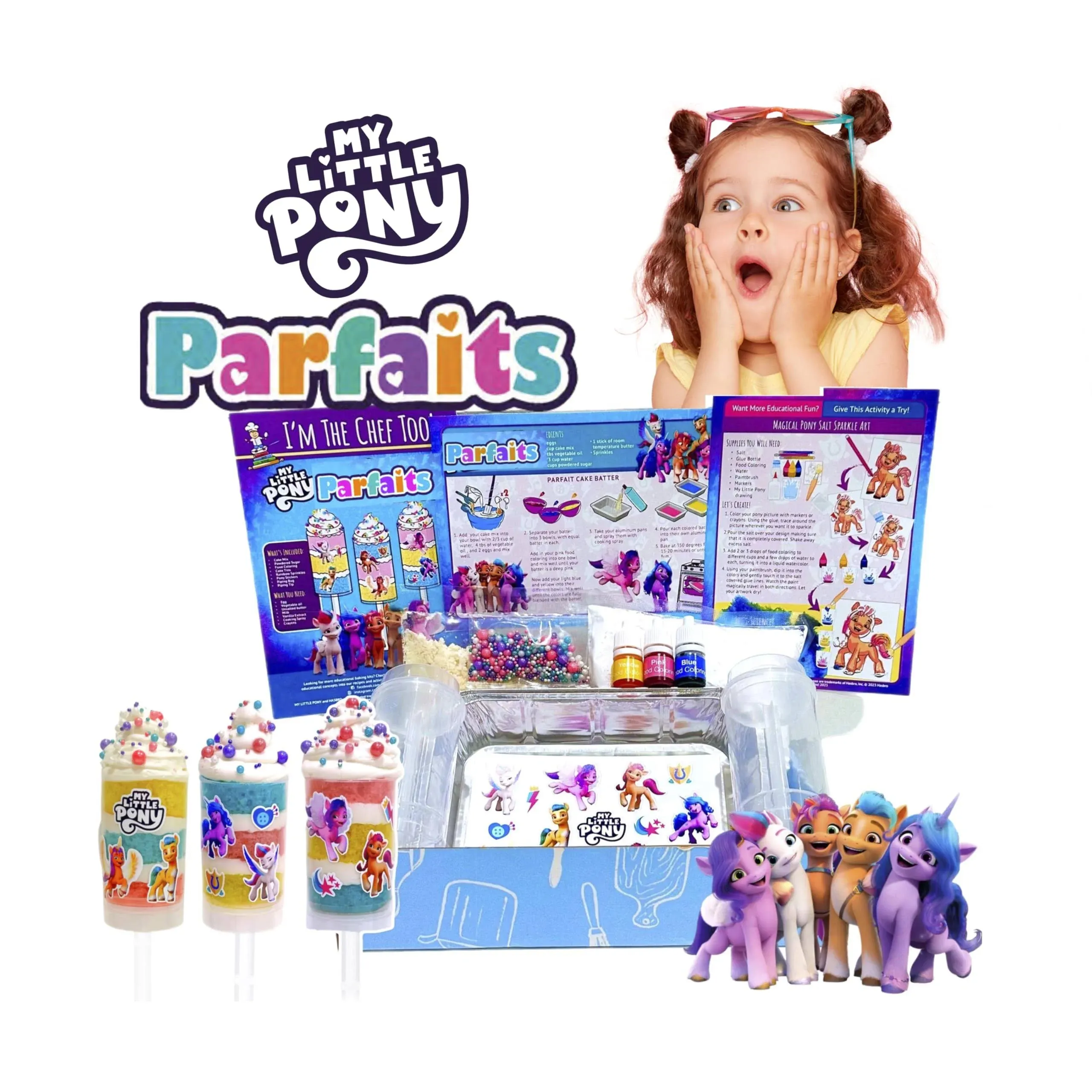 I'm The Chef Too! My Little Pony Parfaits Kit, DIY Kids Baking Kit, Educational ...