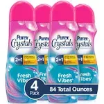 Purex Crystals in-Wash Fragrance and Scent Booster, Fresh Vibes, 15.5 Ounce (Pack of 4)