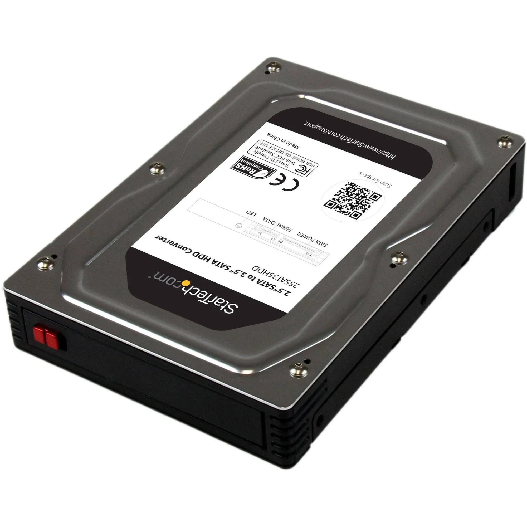 StarTech.com 2.5" to 3.5" SATA Hard Drive Adapter Enclosure with SSD / HDD