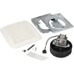 Broan-NuTone BKR60 QuickKit Ultra-Quiet Bath Fan Replacement 60 CFM WHITE