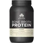 Dr. Axe / Ancient Nutrition, Bone Broth Protein, Pure, 1.96 lbs (890 g)