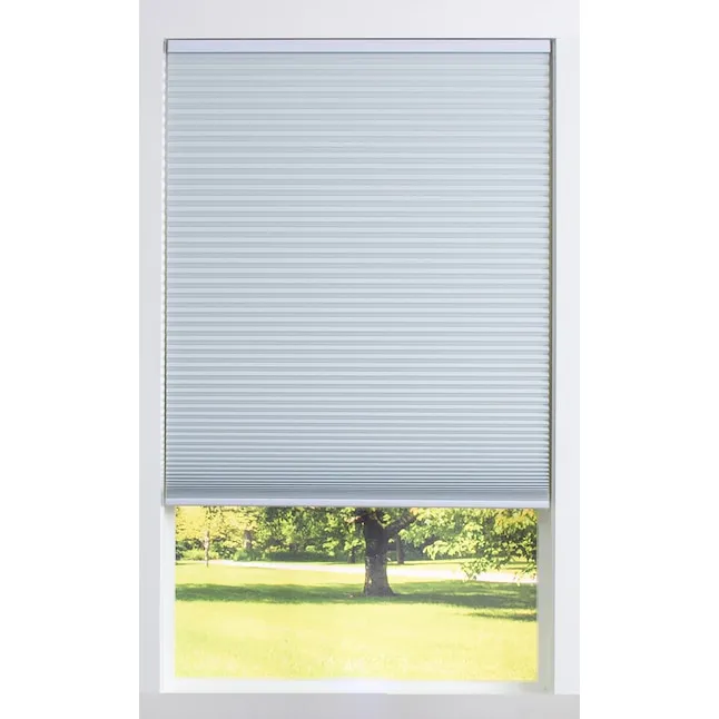 allen + roth 27-in x 64-in White Blackout Cordless Cellular Shade