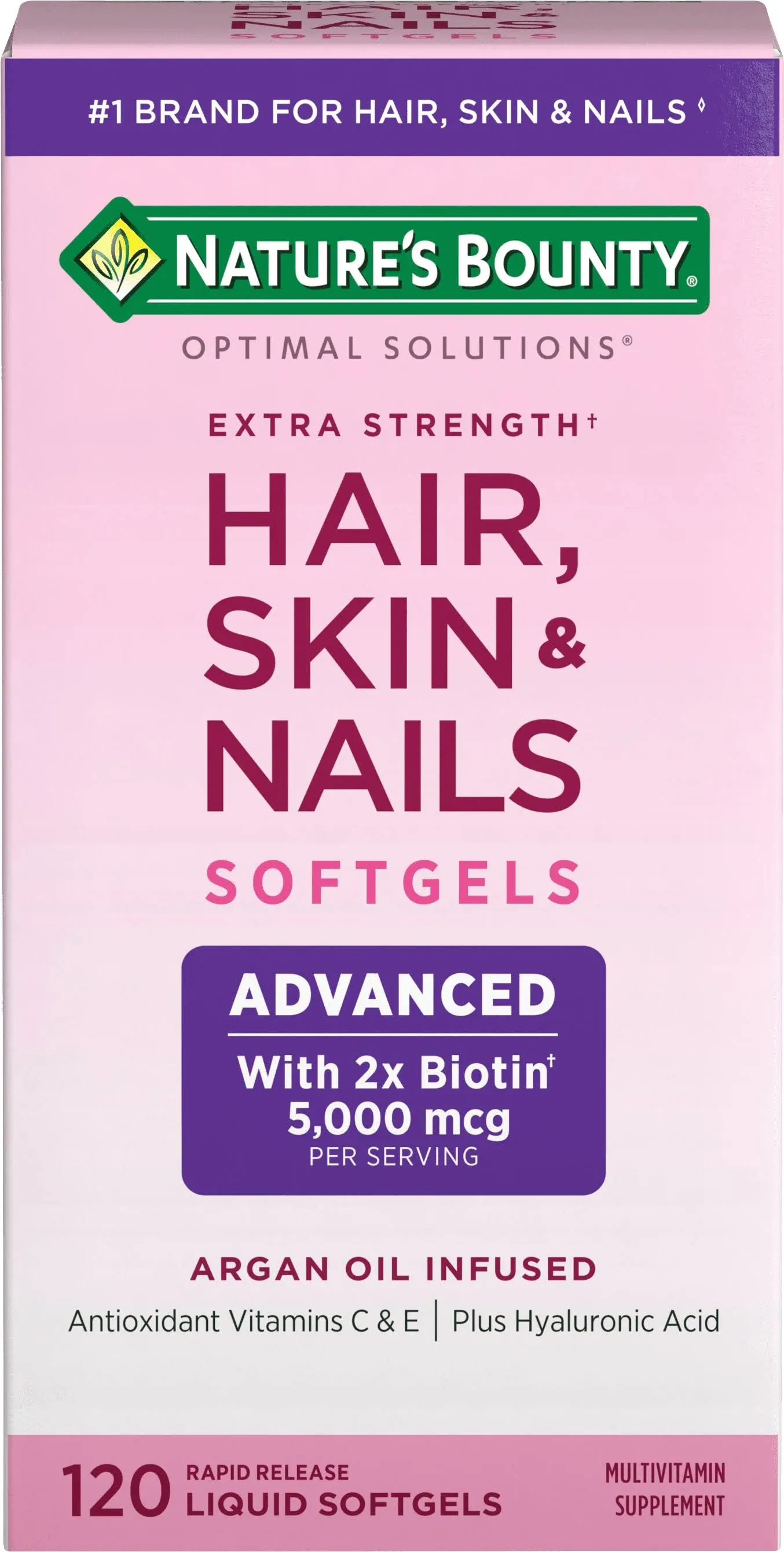 2 Pack| Nature's Bounty Hair, Skin and Nails, 250 Softgels