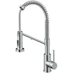 Kraus KFF-1610CH, Bolden 2-in-1 Commercial Style Pull-Down Single Handle Water Filter Kitchen Faucet, Chrome