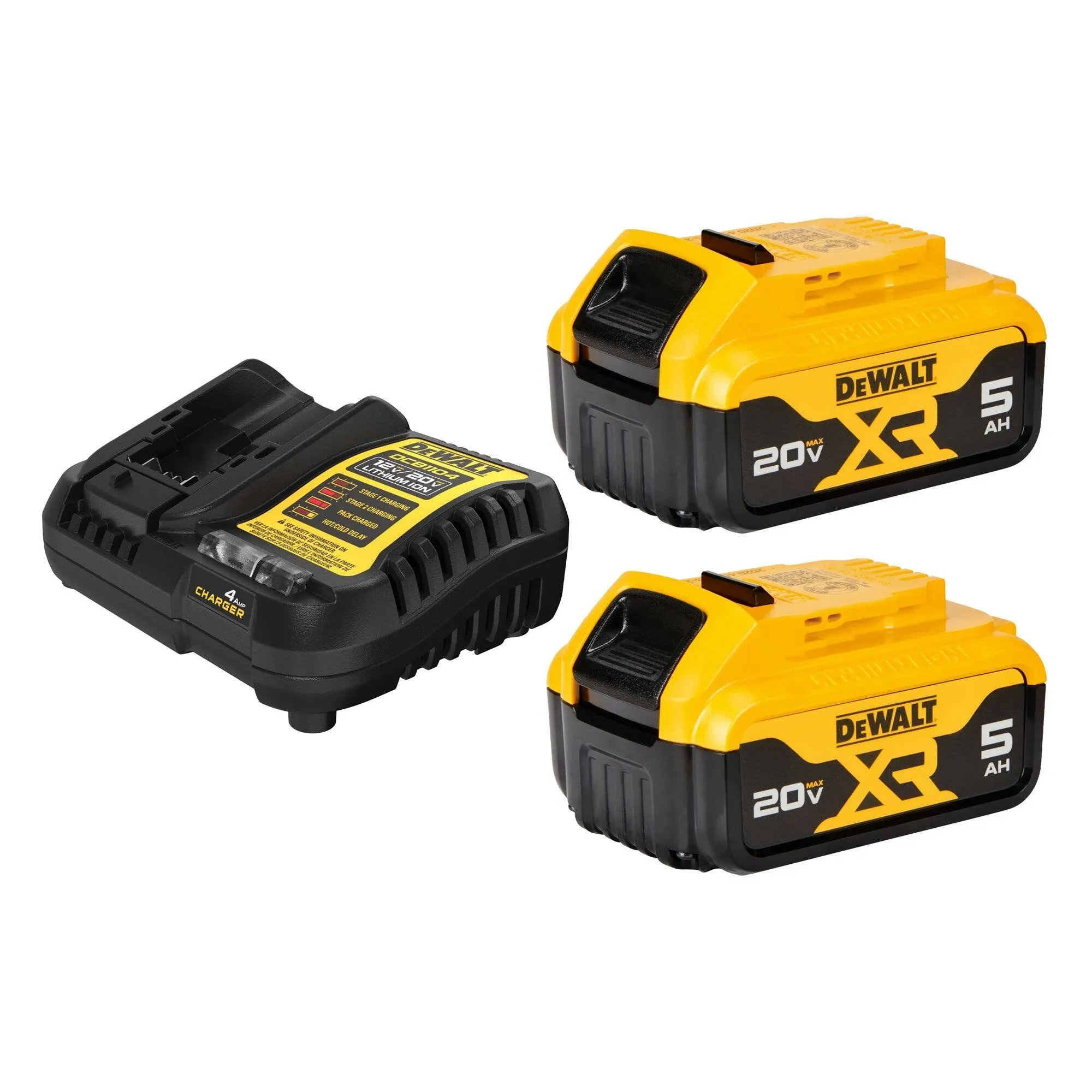 DEWALT 20V MAX XR 5Ah Battery Starter Kit