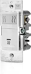 Leviton IPHS5-1LW Decora In-Wall Humidity Sensor & Fan Control , 3A, Single Pole, White