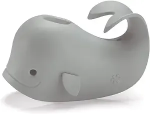 Skip Hop Baby Bath Spout Cover, Universal Fit, Moby, Grey