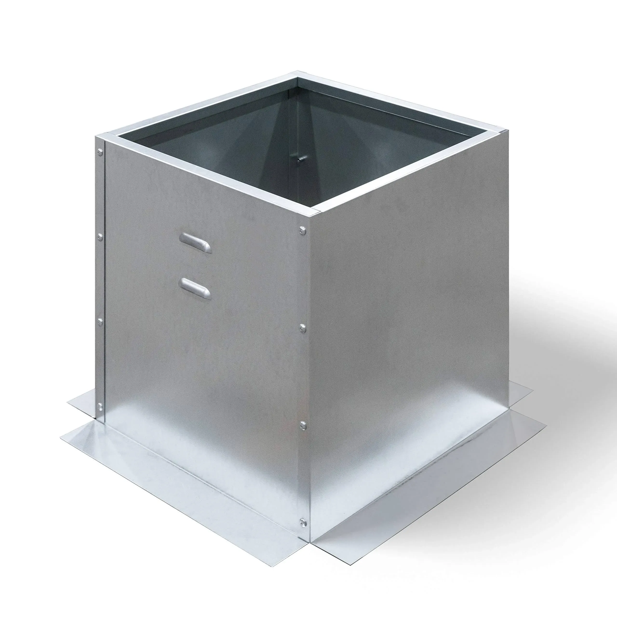 Exhaust Fan Roof Curb- 17.5” square x 26.5” high flat bolt together curb