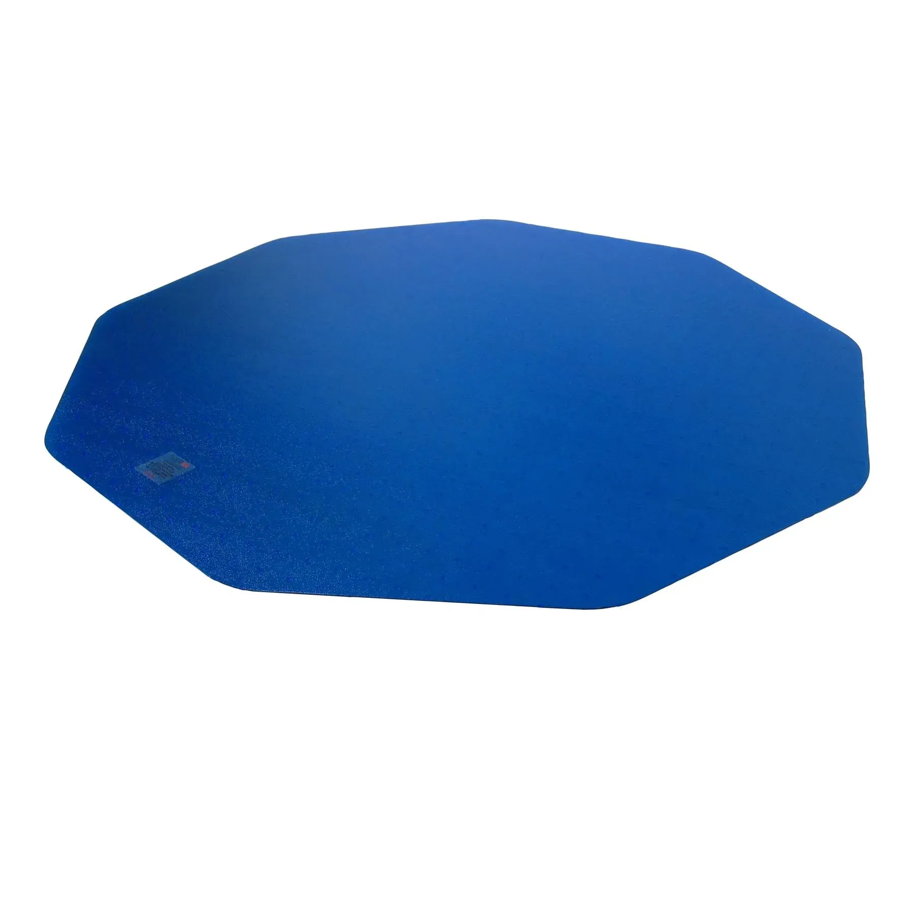 Floortex 9Mat Polycarbonate 9-Sided Blue Gaming Chair Mat for Hard Floors