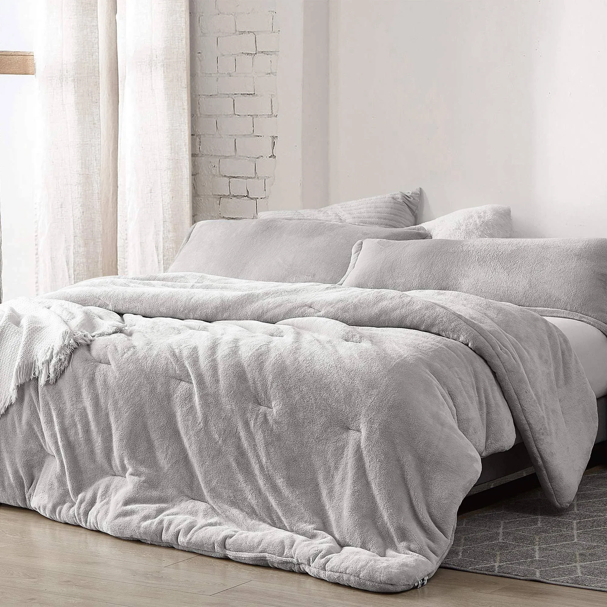 Coma Inducer Oversized Comforter Set - Me Sooo Comfy - Glacier Gray - Oversized King