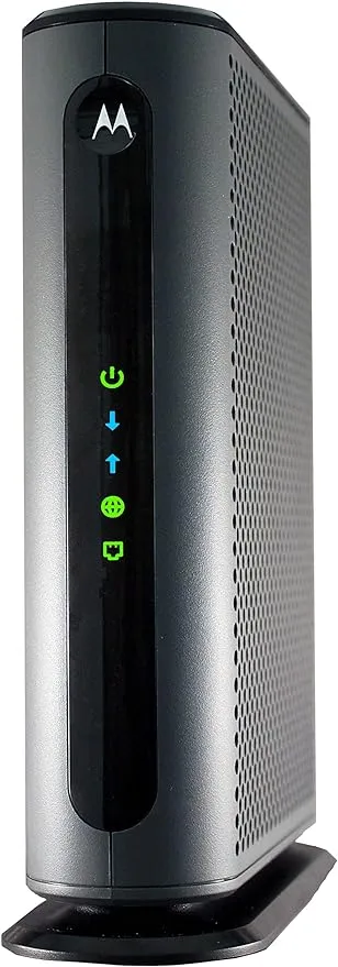 Motorola MB8600 DOCSIS 3.1 Cable Modem - Approved for Comcast Xfinity, Cox, and Charter Spectrum, Supports Cable Plans up to 1000 Mbps | 1 Gbps Ethernet Port