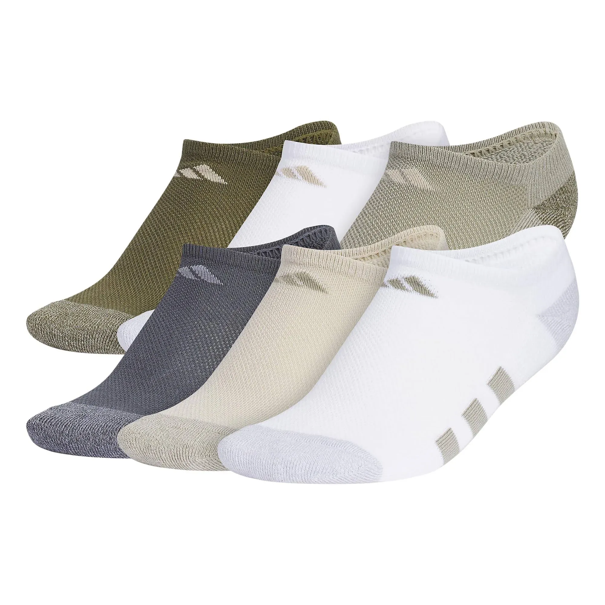 Athletic Cushioned 6-Pack No-Show Socks Kids