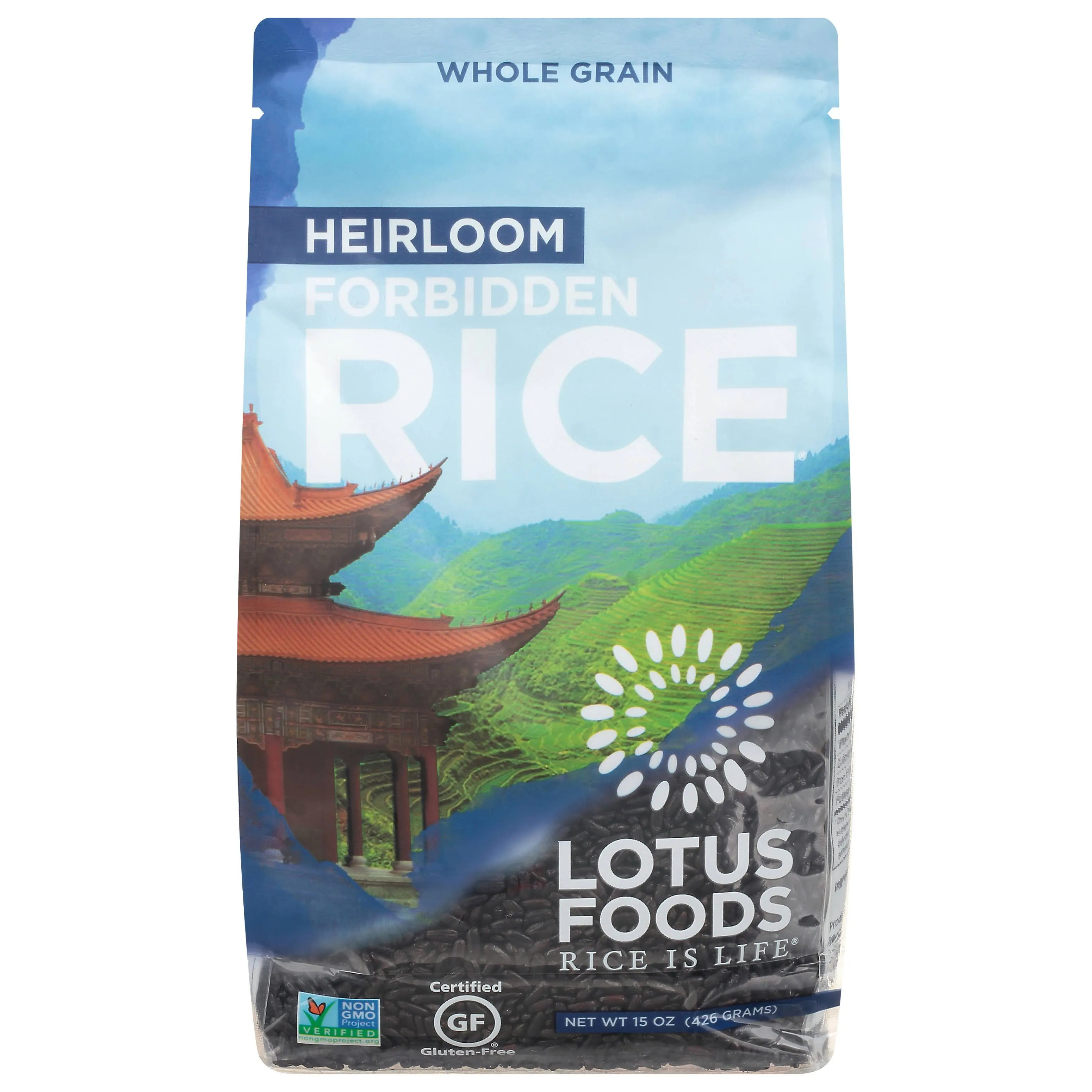 Lotus Foods Rice, Forbidden, Heirloom - 15 oz