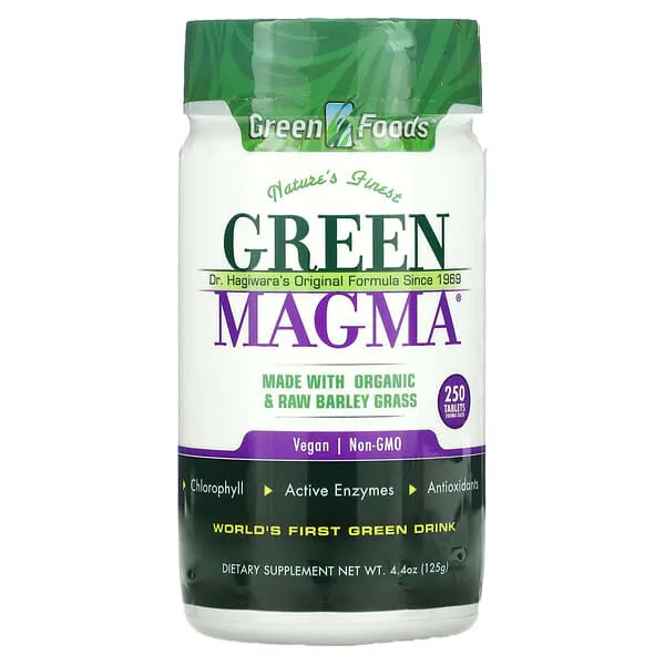 Green Foods Dr Hagiwara Green Magma Barley Grass Juice Powder, Tablets - 250 count