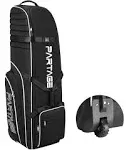 Partage Golf Travel Bag with Wheels,Golf Travel Case for Airlines -Black