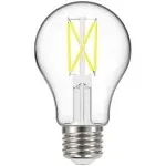 100-Watt Equivalent A19 Dimmable Clear Glass Filament LED Light Bulb Daylight (4-Pack)