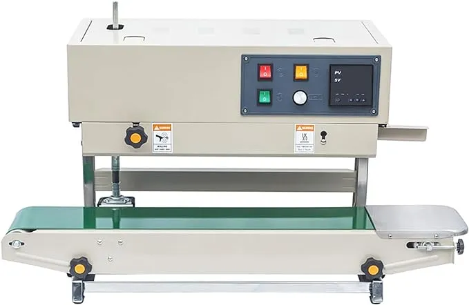 Sumeve Continuous Band Sealer Automatic Continuous Sealing Machine Vertical/Horizontal Sealing Sealer for PVC Membrane Bag Film 110V