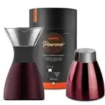 Asobu 32 oz. Pour Over Insulated Coffee Maker - Red